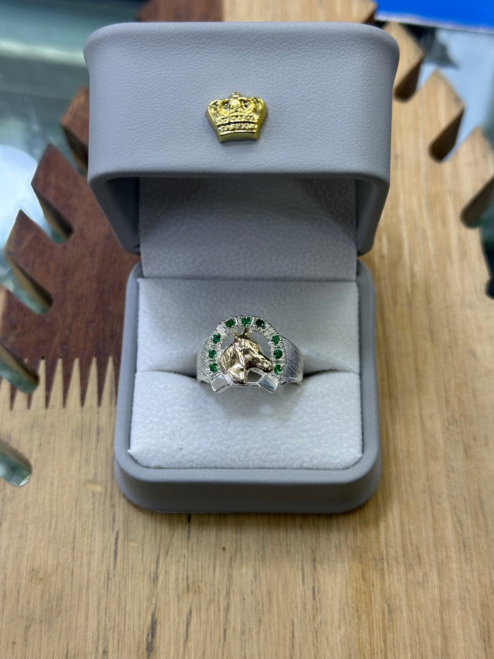 Anillo caballo para caballero